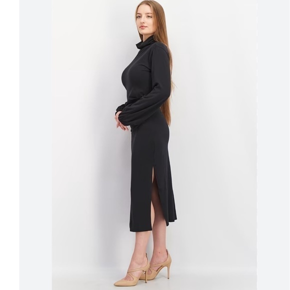 JOIE Lorita Maxi Dress In Caviar Black Caviar XS - Picture 2 of 10